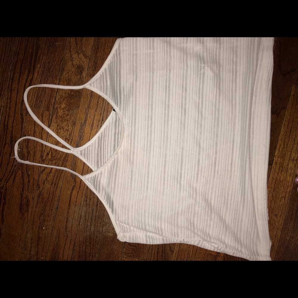 White tank top